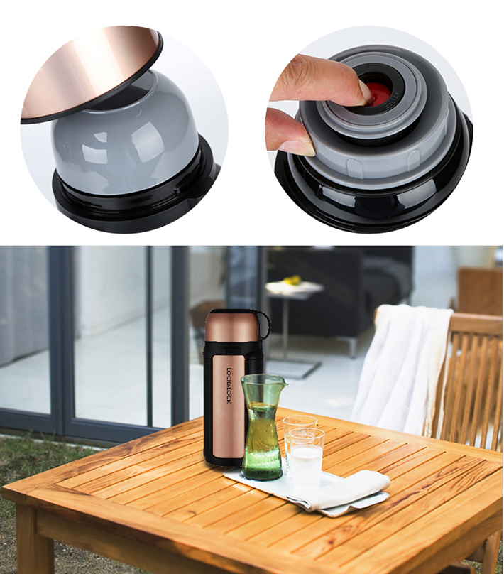 Bình Nước Thép Không Gỉ Giữ Nhiệt Lock&lock LHC1412PG (1.5l)