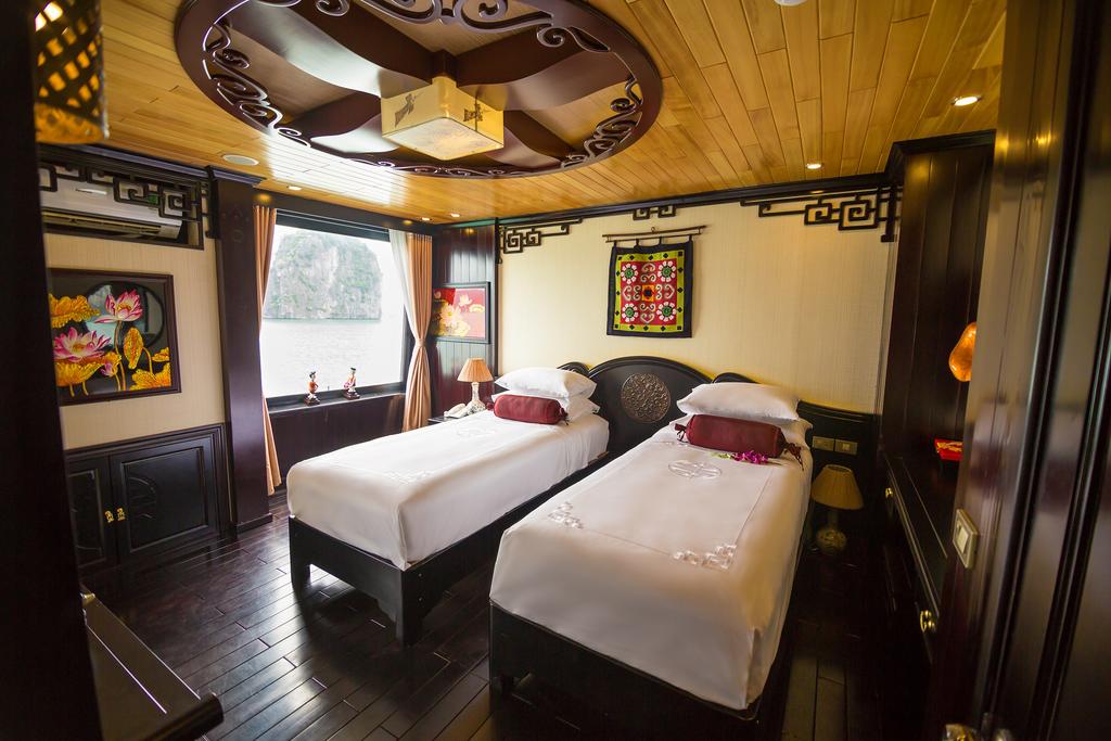 Gói 2N1Đ Du Thuyền Dragon Legend Cruise 5* Vịnh Bái Tử Long - Hạ Long Dành  Cho 01 Người | Tiki