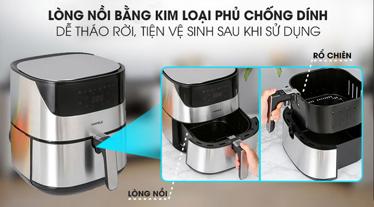 Nồi Chiên Không Dầu Điện Tử Hafele AF-T5A (5.0 Lít) - Hàng chính hãng