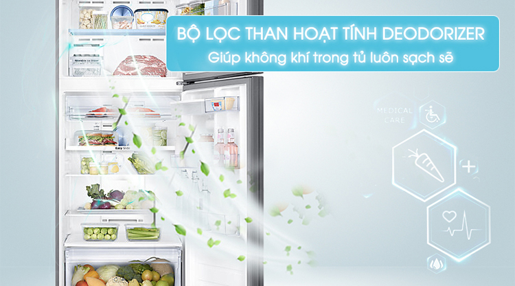 Tủ Lạnh Samsung Inverter RT43K6631SL/SV (453L)