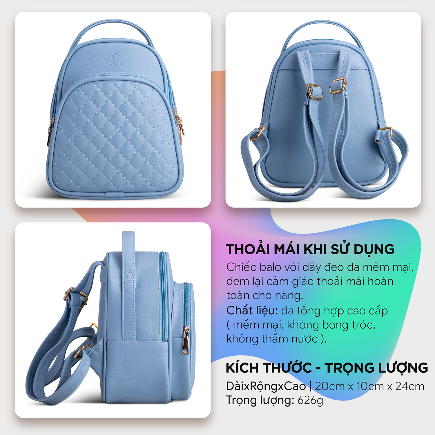 Balo Nữ YUUMY ( Thời trang YBA36 )