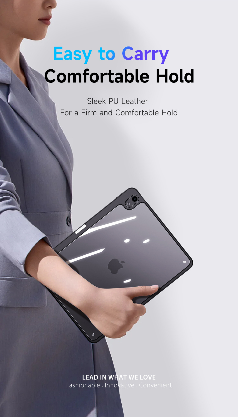Bao Da Dành Cho iPad Air 4/ Air 5 10.9/ Air 11 inch 2024 Dux Ducis Magi Series Có Khe Cắm Bút, Tự Động Tắt Mở - Hàng Chính Hãng