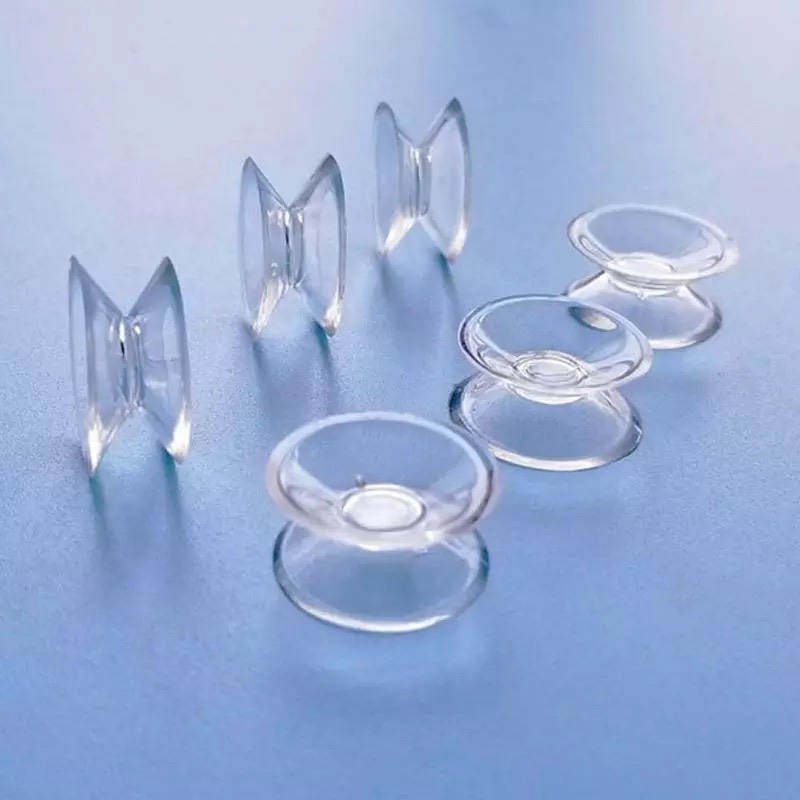 4 Đệm Hít Silicon Giữa Kính Và Mặt Bàn, Miếng Đệm Kê Kính Mặt Bàn, Chống Xê Dịch Và Trơn Trượt Mặt Kính - TakyHome 5507