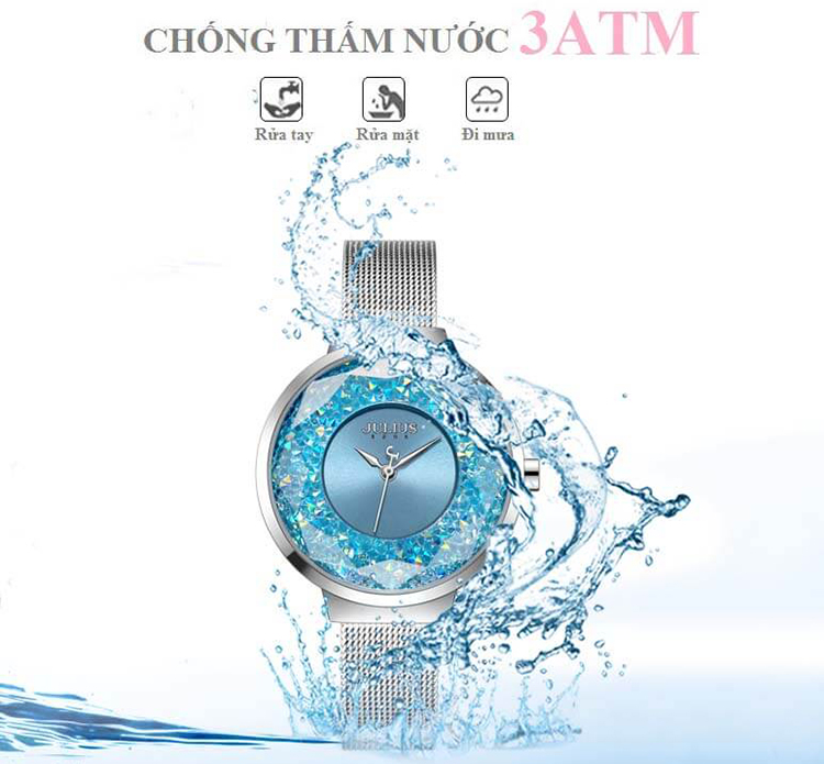 Đồng hồ nữ Julius JA-1111A (Bạc)