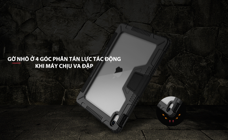 Bao da iPad Pro 11 2018 Nillkin with Pencil Holder - Hàng Nhập Khẩu