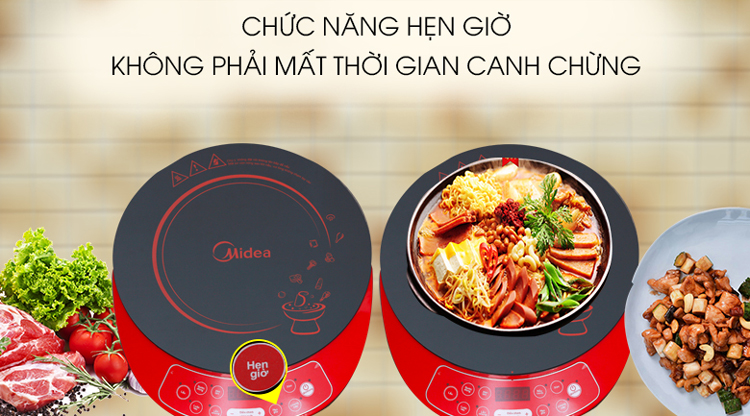 Bếp điện từ Midea MI-B2118DH