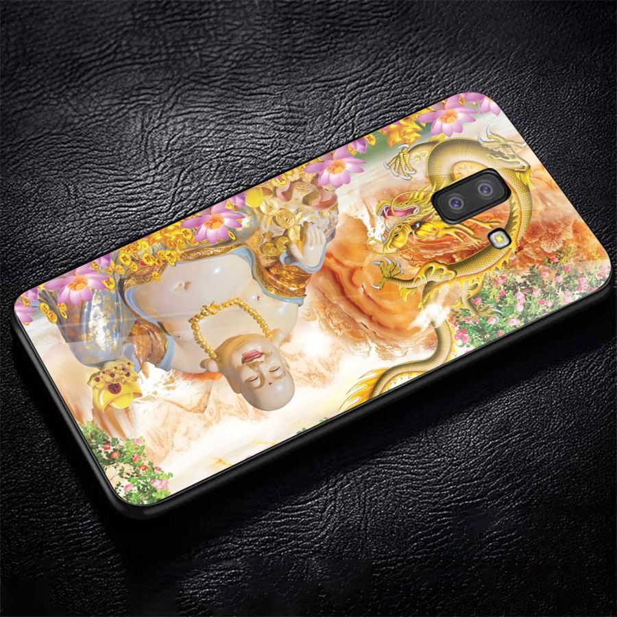 Ốp kính cường lực cho điện thoại Samsung Galaxy J6 PLUS - thần tài kim MS TTKIM075
