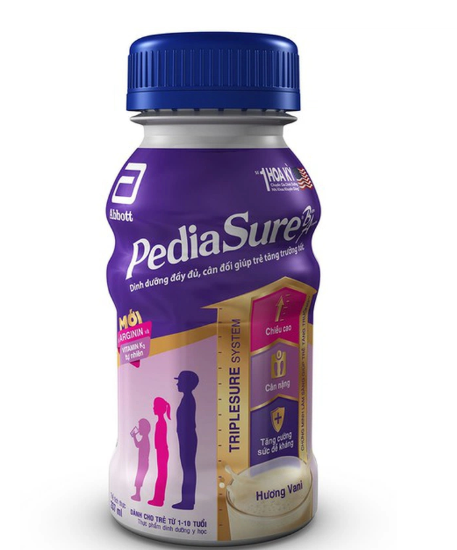 Thùng 24 Chai Sữa Nước Abbott Pediasure Vani 237ml cho trẻ từ 1-10 tuổi