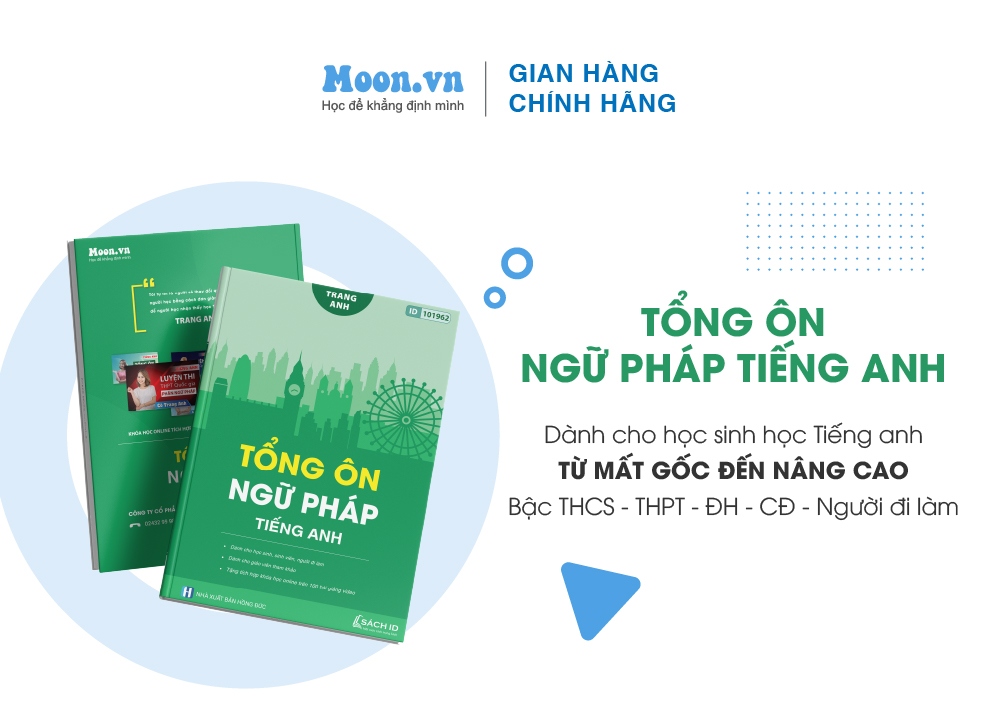 Tổng ôn ngữ pháp Tiếng Anh cô Trang Anh- Sách luyện thi THPT Quốc gia môn tiếng anh