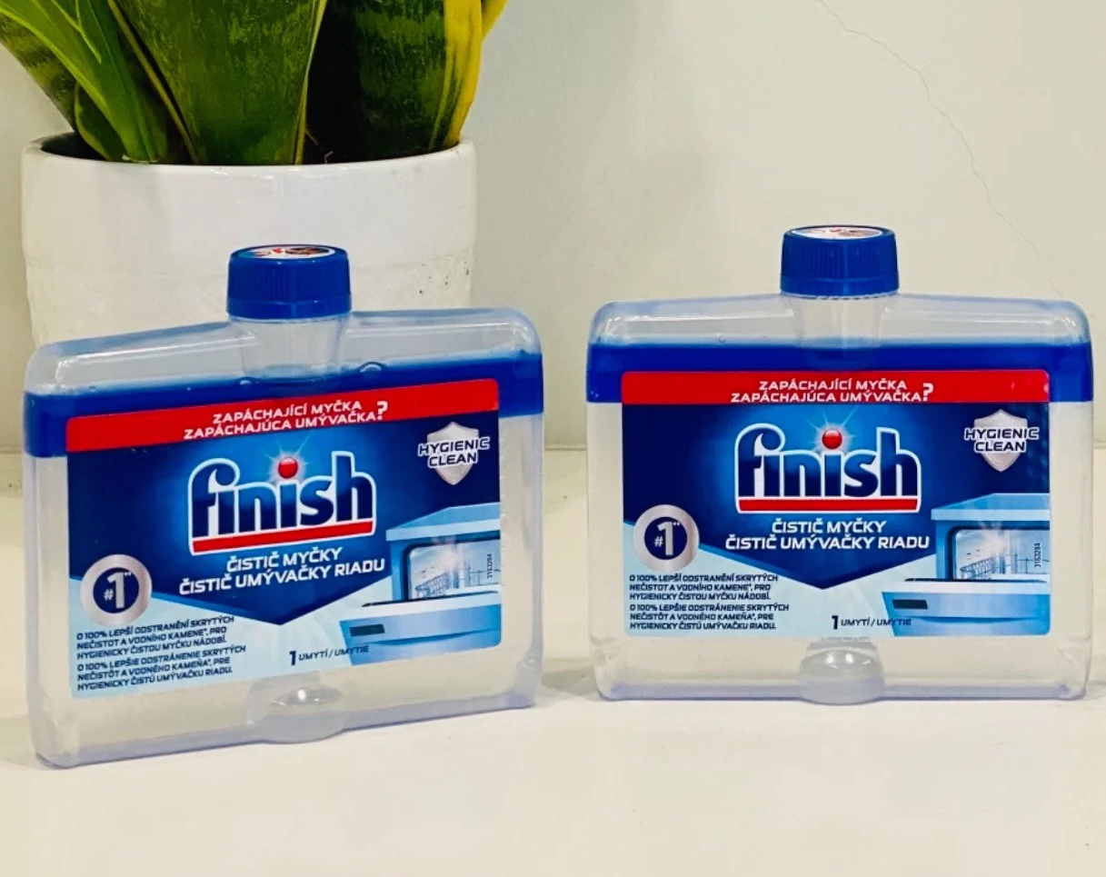 Dung dịch tẩy rửa máy rửa chén Finish Dishwasher Cleaner 2x250ml QT04440