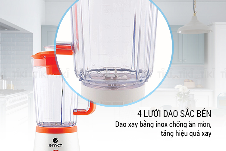 Máy Xay Sinh Tố Elmich BLE-1847 (1.5L - 350W) - Hàng Chính Hãng