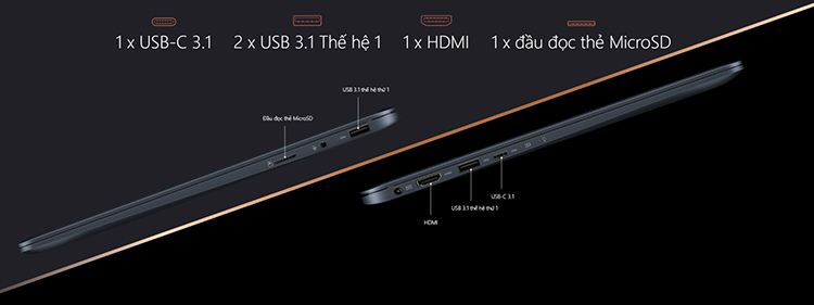 Laptop Asus Zenbook UX331UAL-EG044TS Core i7-8550U/ Win10 (13.3 inch FHD) - Hàng Chính Hãng