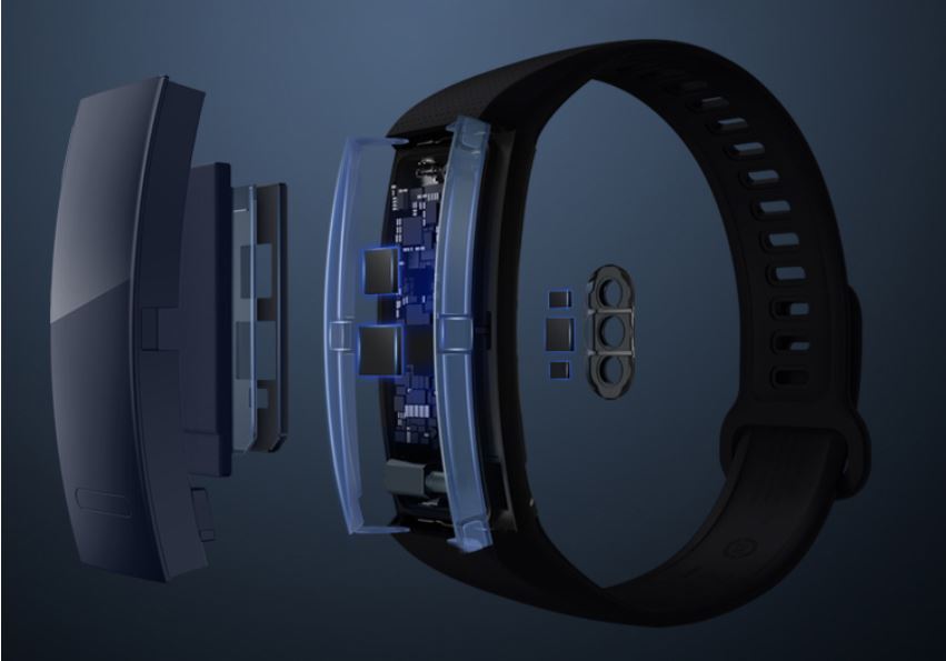 Huawei Band 2 Pro (ERS-B29) Smart Band Activity Tracker - International Stock (Blue)