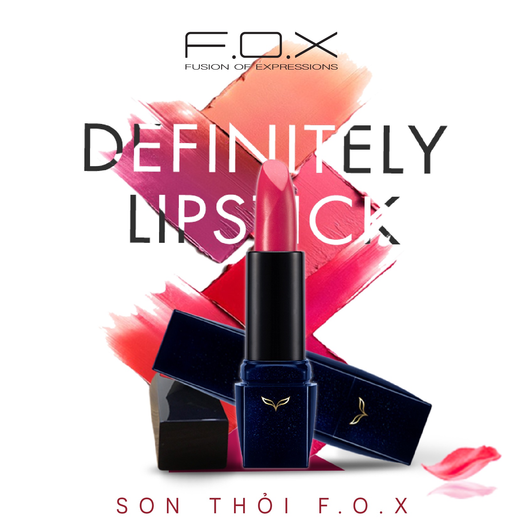 Son Thỏi F.O.X Definitely Lipstick 4g 