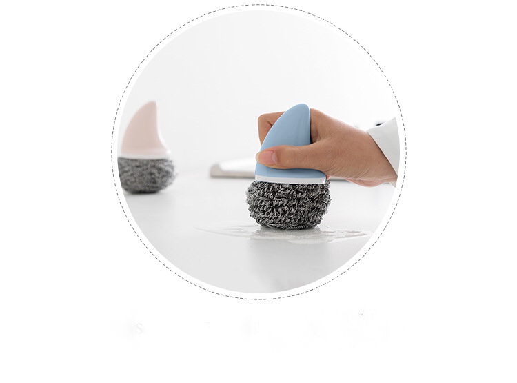 Dụng cụ chà xoong nồi đa năng, siêu sạch có tay cầm - 12 x 6 cm