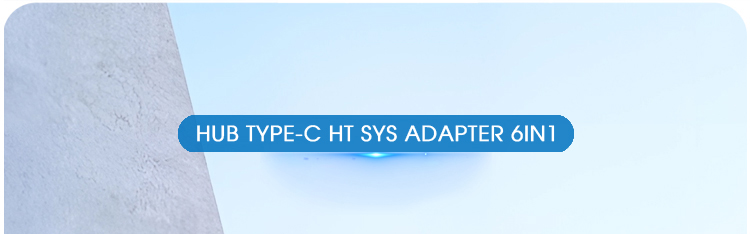 usb, hub type c to hdmi ht sys 6in1