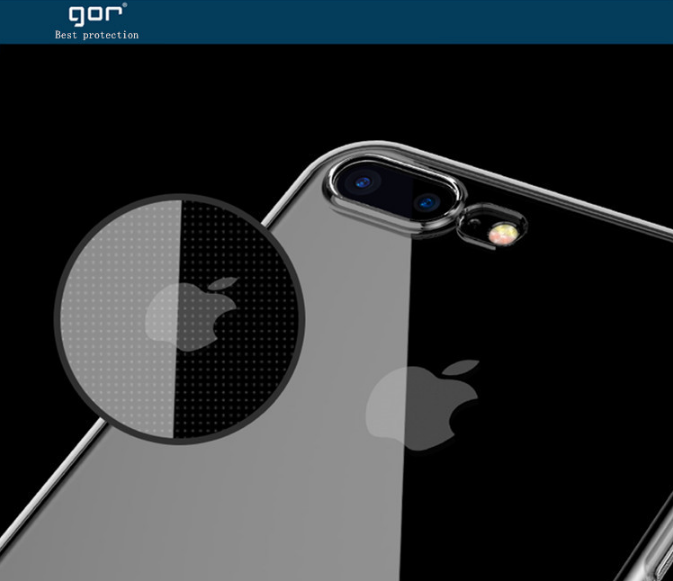 Ốp Lưng Silicon Trong Suốt Gor Cho Iphone 11/ 11 Pro/ 11 Pro Max/ 12/ 12 Pro/ 12 Pro Max/ XR/ Xs Max/ XS Có Gờ Bảo Vệ Camera - Hàng Nhập Khẩu