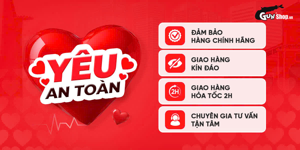 [Hộp 5 cái] Bao cao su Shell Love Bead - Gân nổi, kéo dài thời gian, bi tăng 1.5cm 