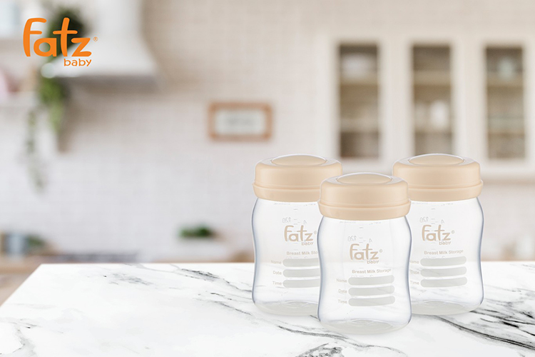 Bộ 3 bình trữ sữa Faztbaby FB0120N 150ml