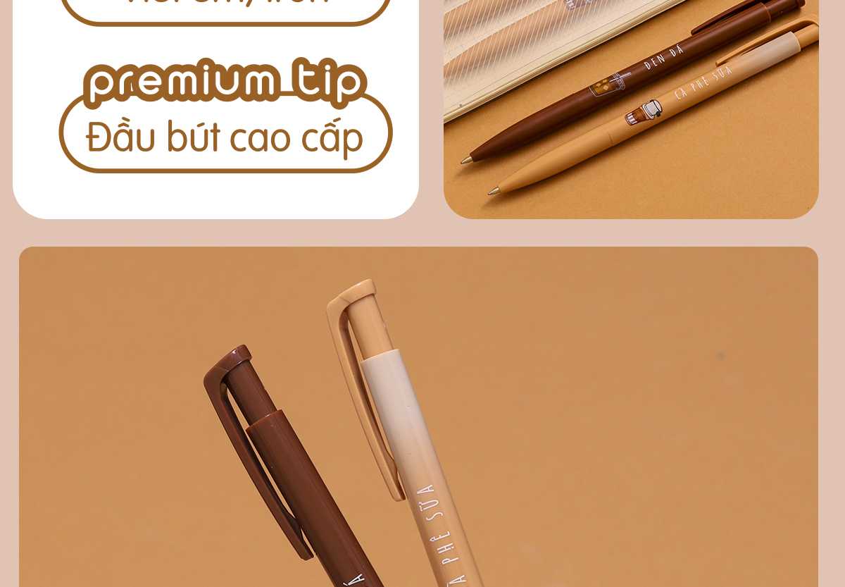 Combo 5/10/20 Bút gel B - Buttersmooth Gel Thiên Long GELB-032 - Premium Tip viết êm, trơn - Mực Xanh - Thân ngẫu nhiên