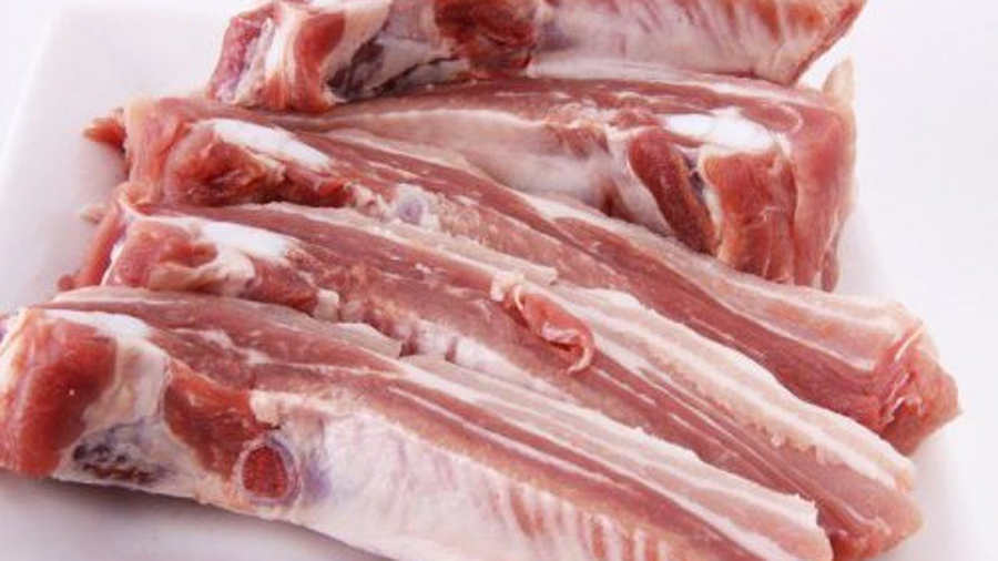 Sườn non heo nhập khẩu - Hàng đông lạnh - 1KG