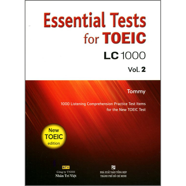 Essential Test For TOEIC LC 1000 Vol 2 Kèm CD