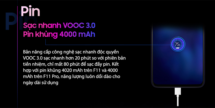 Điện Thoại OPPO F11 - Hàng Chính Hãng