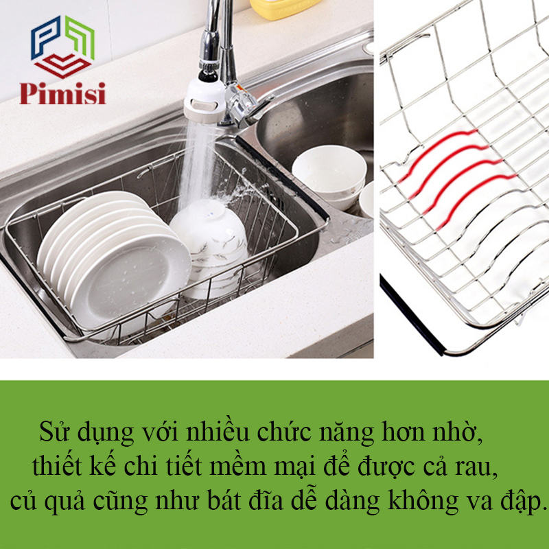 Khay inox 304 Pimisi PRR-21 sử dụng đa năng dùng để chén đĩa - trái cây