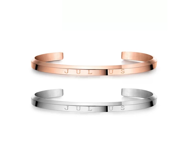 Vòng Tay Julius Hàn Quốc JSB078 Thép Không Gỉ - Thanh Lịch - Dịu Dàng