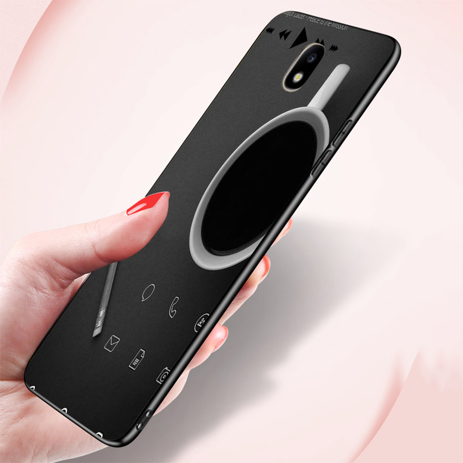 Ốp lưng cứng viền dẻo dành cho điện thoại Samsung Galaxy A7 2015 - dòng thời gian MS CAFE011