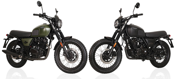 Xe Brixton Scrambler BX125X (Đen)