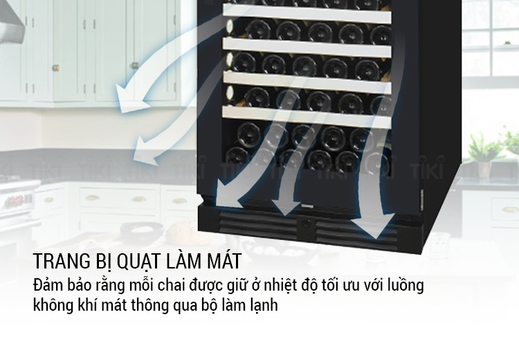 Tủ Bảo Quản Rượu Âm Tủ/Độc Lập Malloca MWC-180BG (Sức Chứa: 154 Chai) - Hàng Chính Hãng