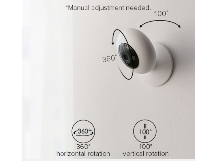 Xiaomi Ecochain Xiaobai upgraded version of intelligent 1080P camera wireless wifi surveillance smart camera infrared night vision Xiaomi Ecochain Xiaobai upgraded version of intelligent 1080P camera wireless wifi surveillance smart camera infrared night vision