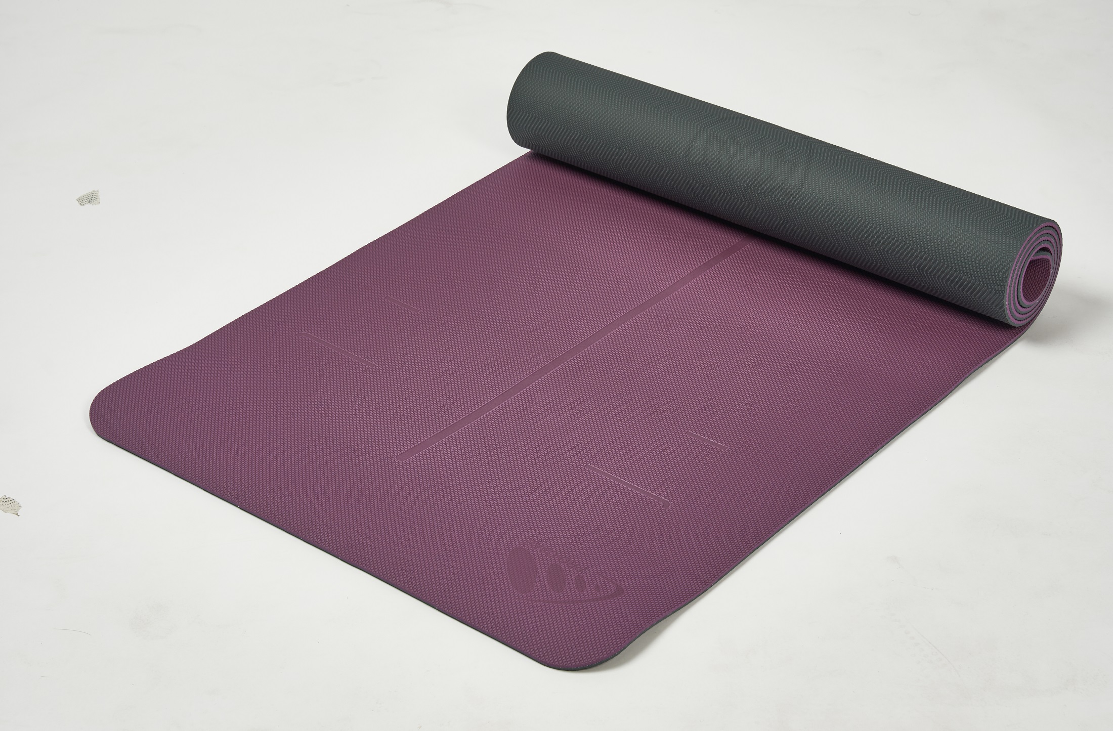 Thảm tập yoga Pro-Care định tuyến TPE 2 lớp 6mm (Tặng kèm túi đựng thảm)