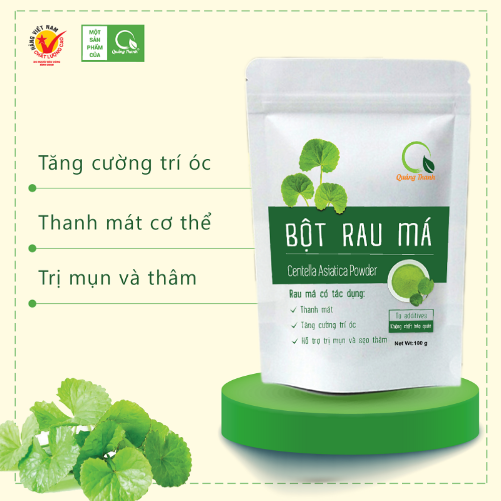 Bột rau má Quảng Thanh 100g