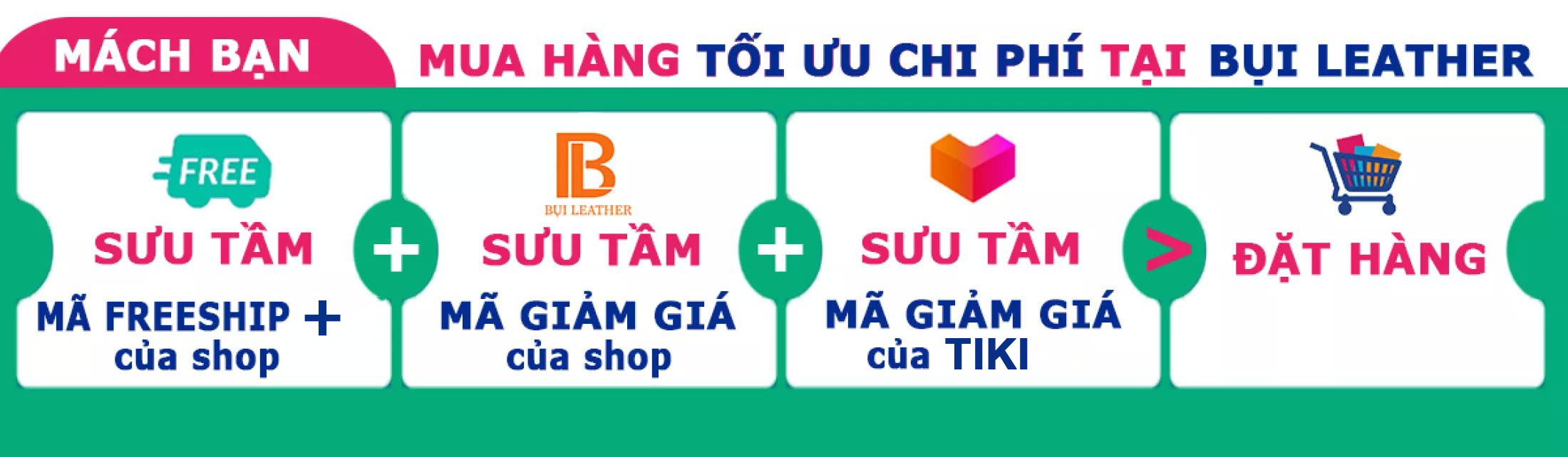 Ví nam, bóp nam da bò sáp Bụi Leather V108 - Bảo hành 12 tháng