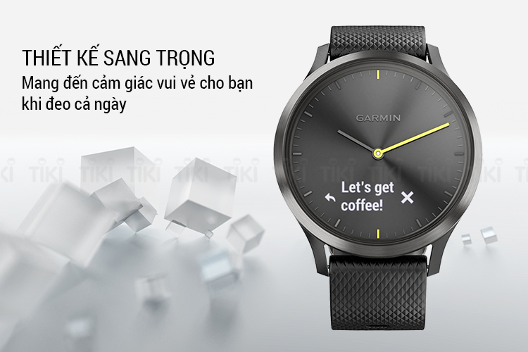 Đồng Hồ Thông Minh Garmin Vivomove HR Sport - Hàng Chính Hãng