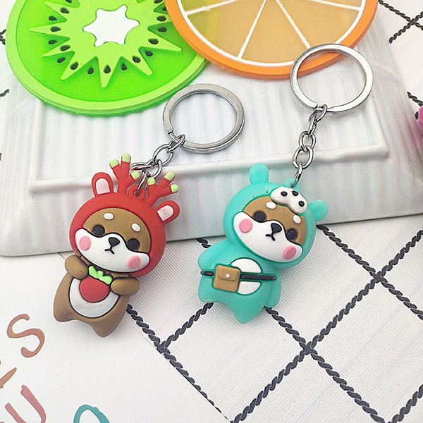 Móc khóa Shiba dễ thương nhiều mẫu ngẫu nhiên Moc khoa shiba