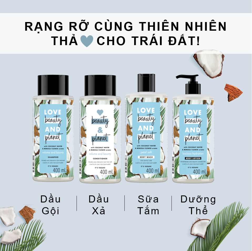 Sữa Tắm Dưỡng Ẩm Dịu Nhẹ Love Beauty And Planet Petal Soft 400ml