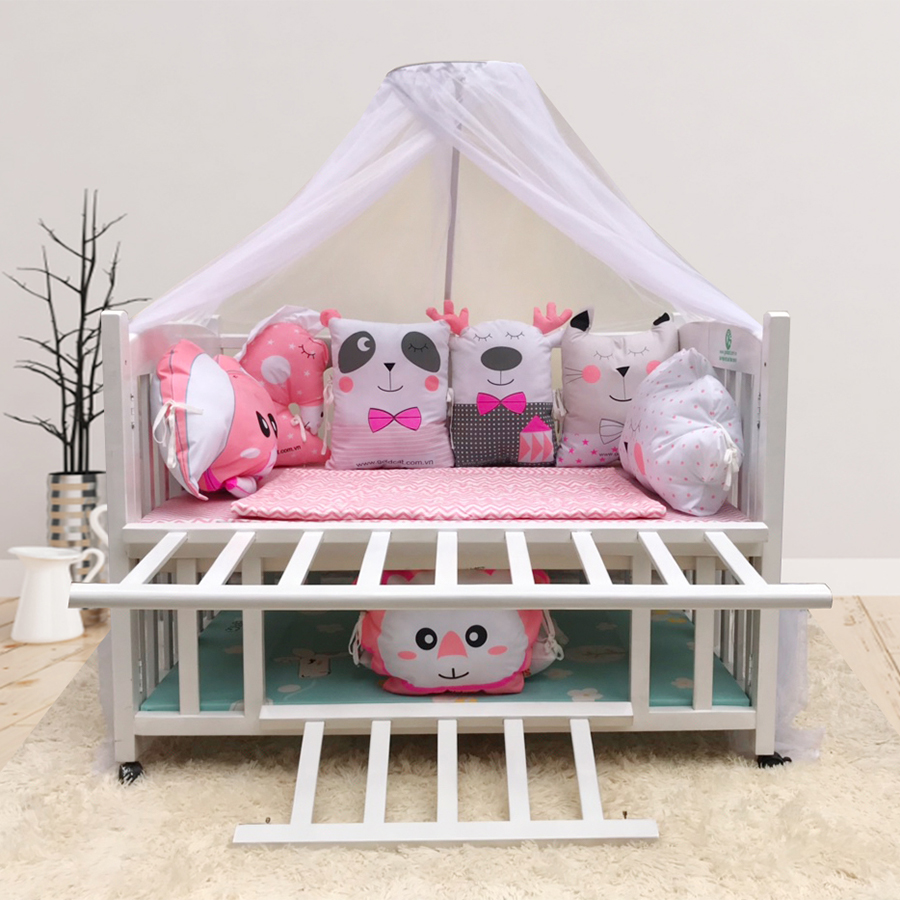 Phụ kiện cũi cho bé - Quây gối thú