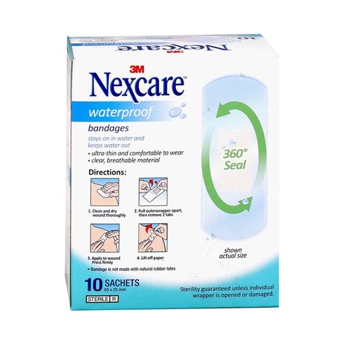 Băng keo cá nhân không thấm nước Nexcare Waterproof (10 gói hộp) 8