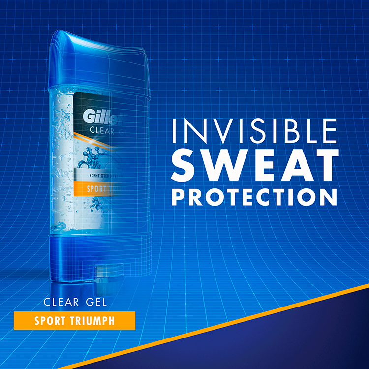 Gel khử mùi Gillette Sport triumph 107g
