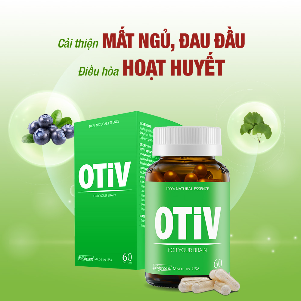 Viên uống OTIV bổ não (60 viên)