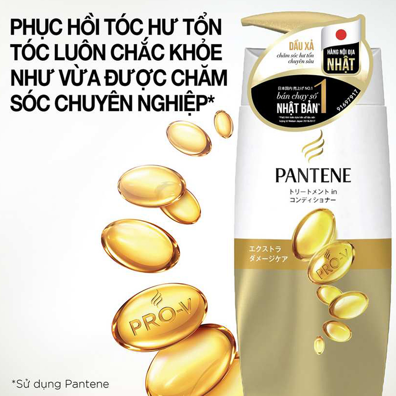 Dầu Xả Pantene Nhật Bản Chăm Sóc Hư Tổn (400g)