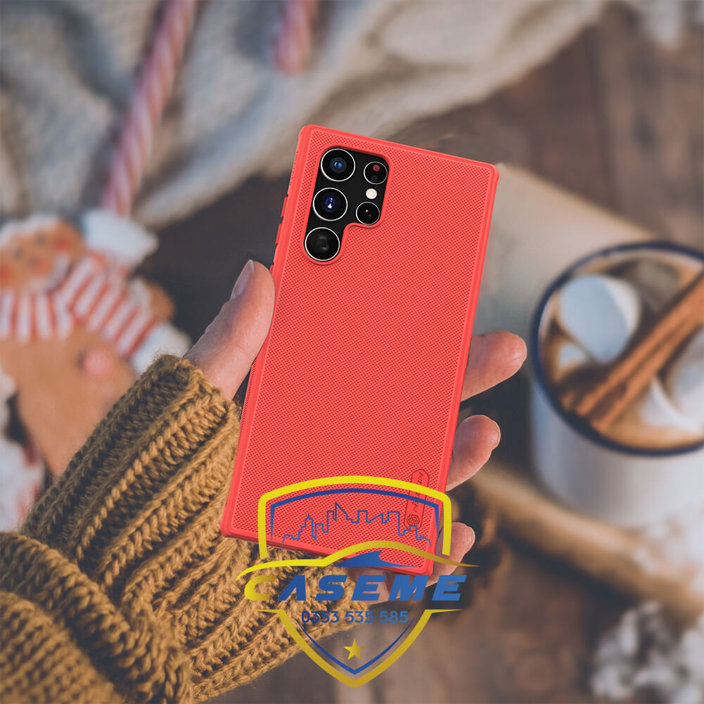 Ốp lưng dành cho Samsung S22 Ultra hàng chính hãng Nillkin dạng sần