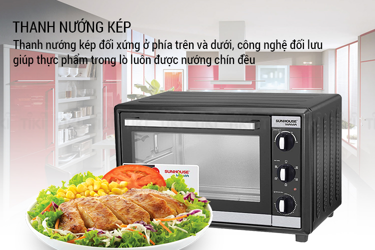 Lò nướng Sunhouse Mama SHD4240 (40L) - Hàng chính hãng