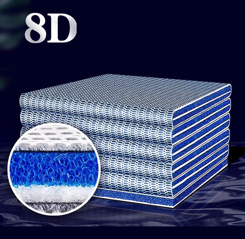 Bông Lọc Bể Cá 8D | 8 Lớp Lọc Nước Siêu Sạch, Hiệu Quả Gấp Đôi