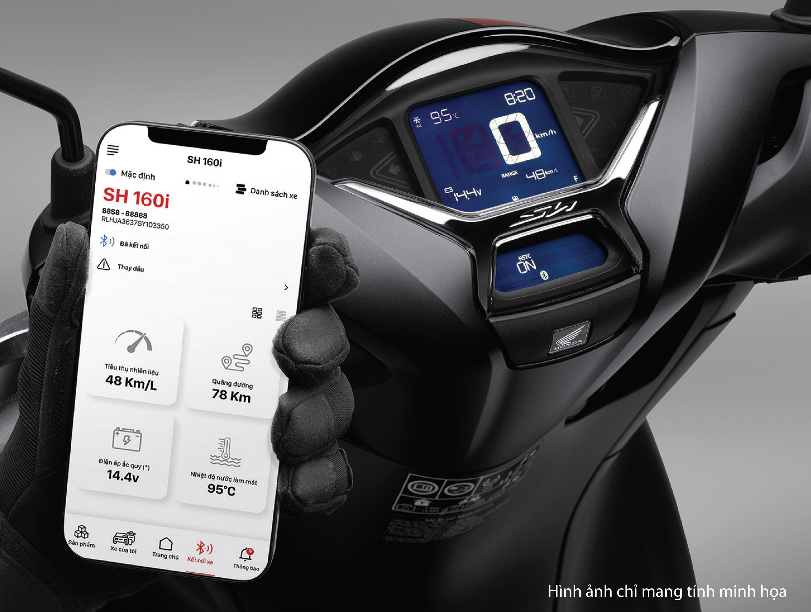 Xe máy Honda SH160i 2024 - Phiên bản Tiêu Chuẩn