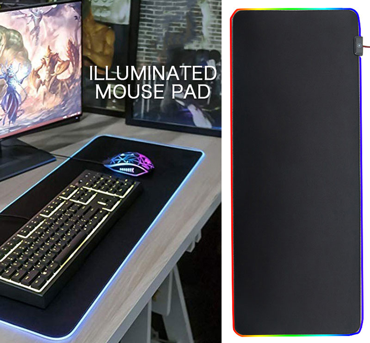 Mice Mat Mouse Mat Extra Large Usb2.0 PVC Gaming Cushion