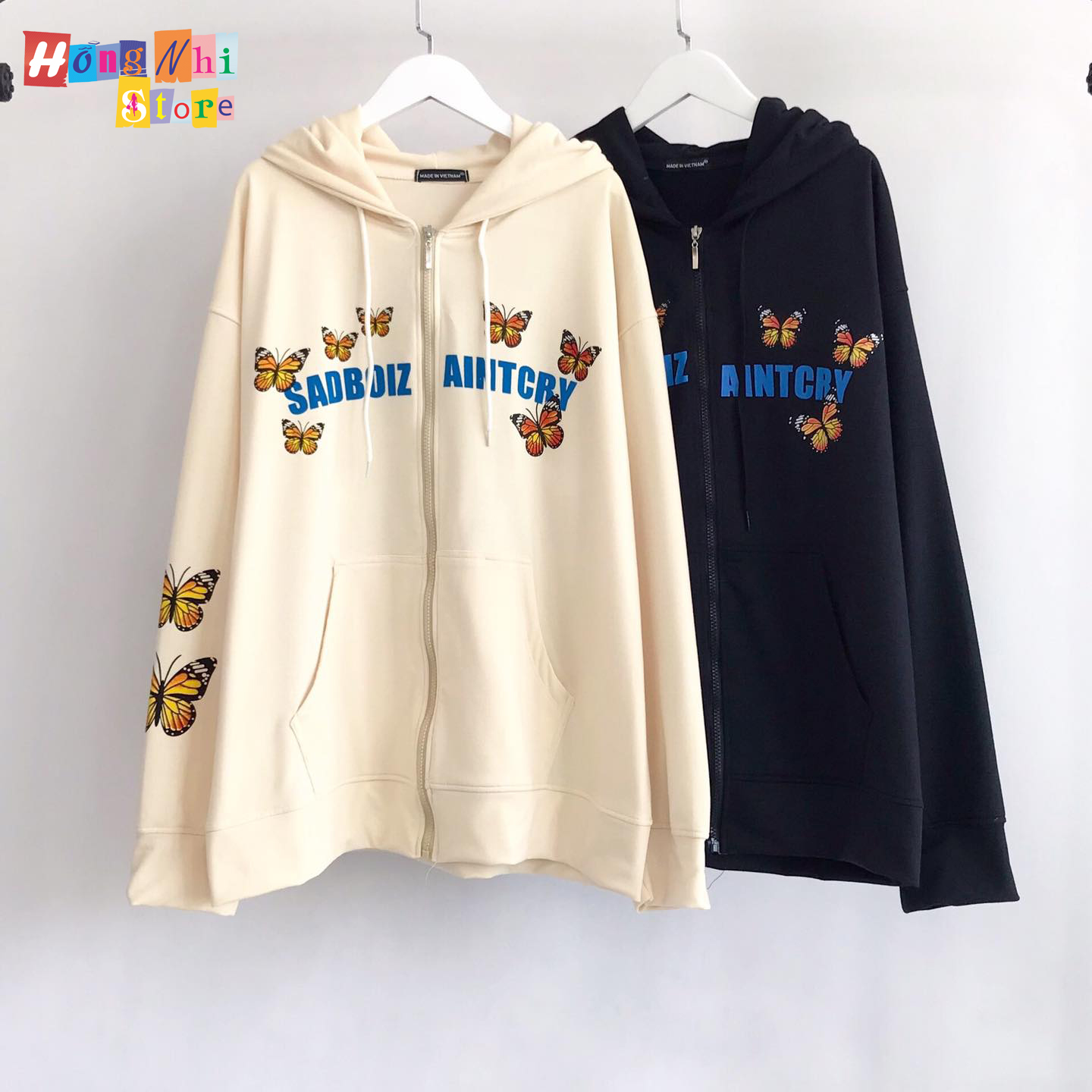 Sadboizaintcry Sadboiz Hoodie Áo Sweater Sadboizaintcry Cream